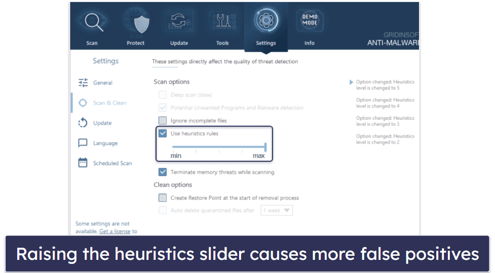 GridinSoft Security Features — Low Malware Detection Rates + Poor Web Protection