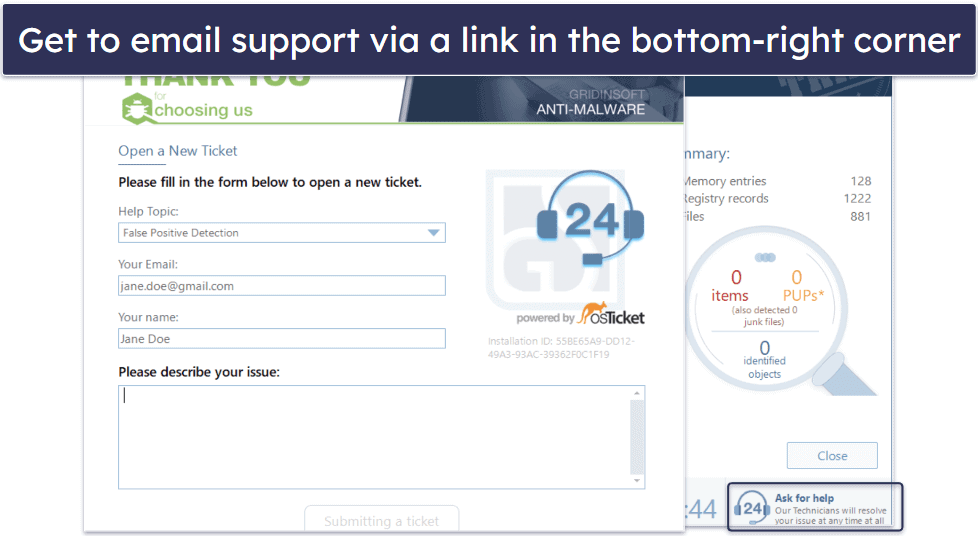 GridinSoft Customer Support — Slow Email Response Times (+ Very Impersonal)