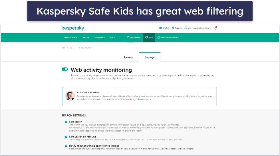 Kaspersky Safe Kids Review
