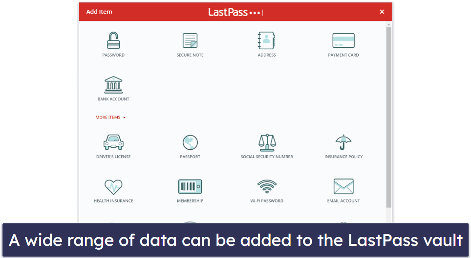 LastPass Security Features