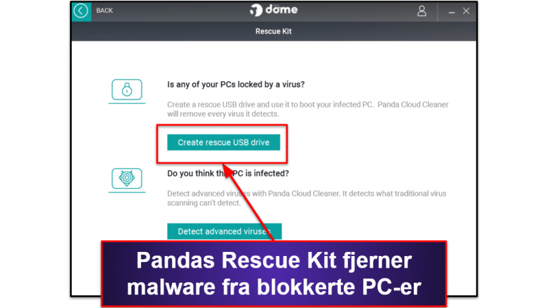 5. Panda Dome – best for filkryptering og fiksing av infiserte PC-er