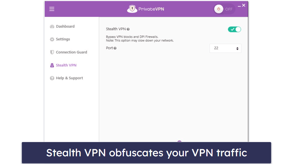 PrivateVPN Features