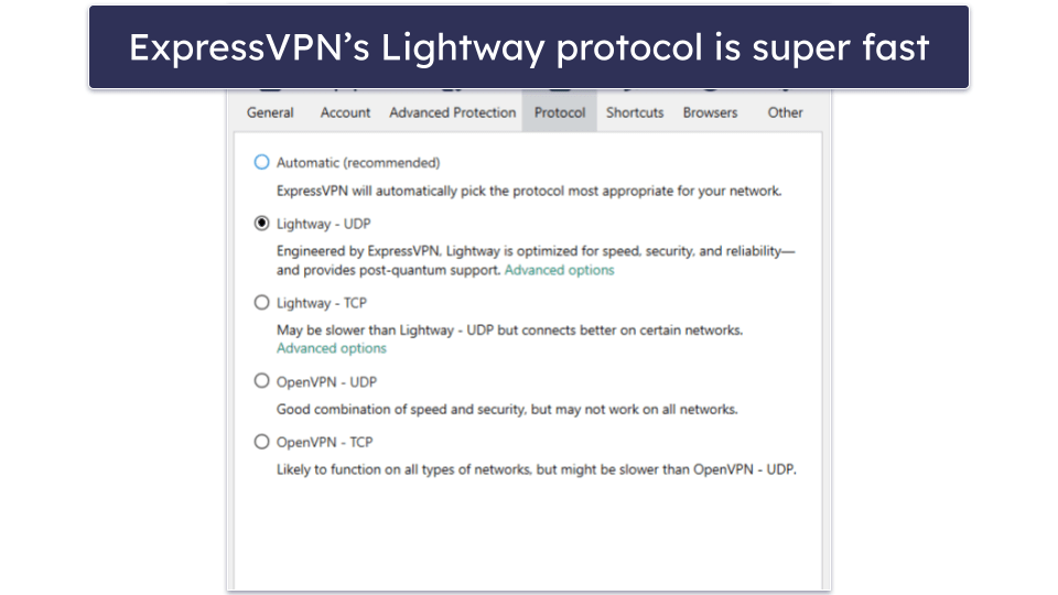 🥈2. ExpressVPN — Very Secure P2P VPN With Super-Fast Download Speeds