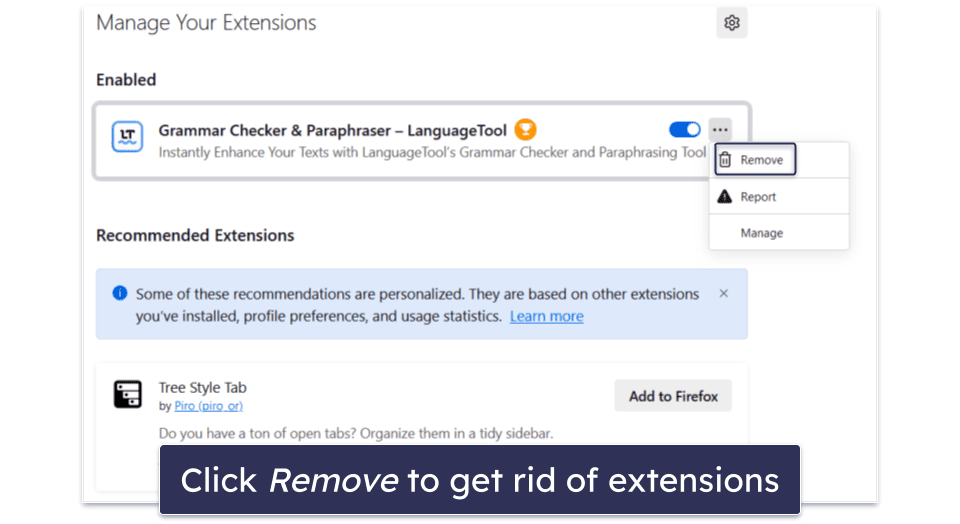 Preliminary Step. Check Your Browsers for Suspicious Extensions and Settings