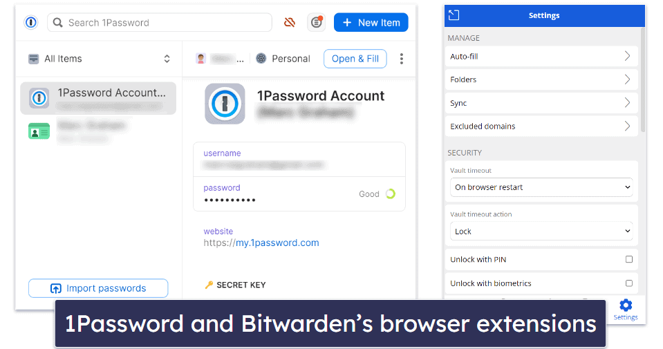 Apps &amp; Browser Extensions — 1Password’s Interface is More Intuitive