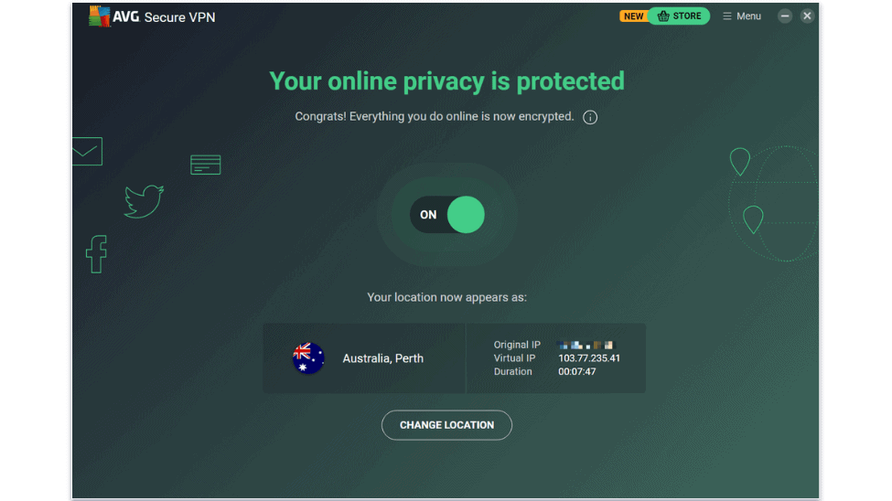 AVG Secure VPN Features