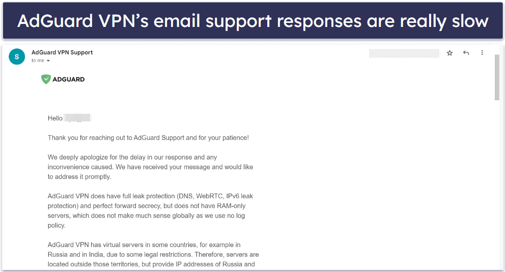 AdGuard VPN Customer Support — A Decent Range of Helpful Channels