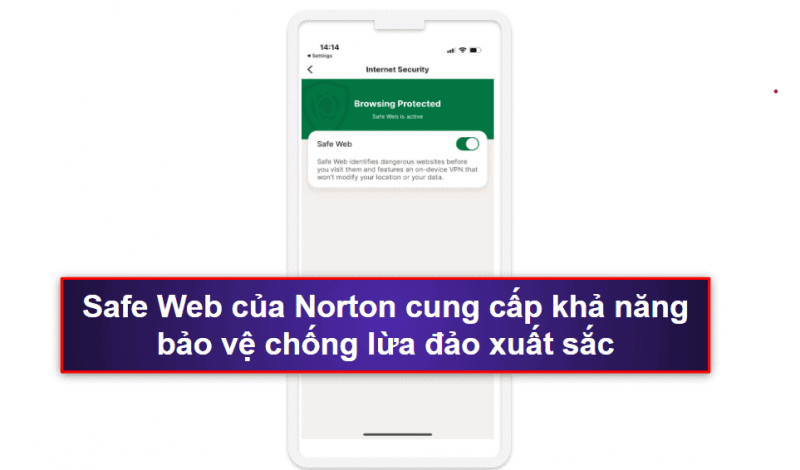 1.🥇 Norton Mobile Security – App diệt virus cao cấp tốt nhất cho iOS