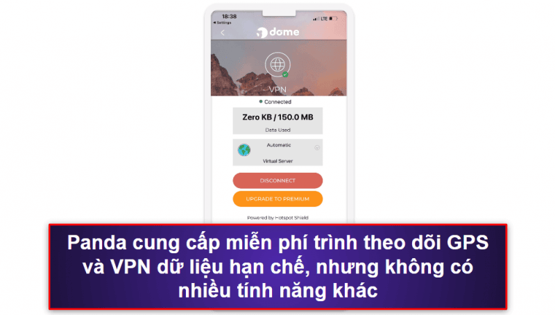 5. Panda Dome for iOS – Các công cụ theo dõi GPS chính xác & chống trộm khá tốt