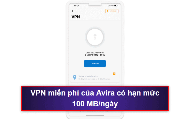 7. Avira Free Mobile Security for iOS – Các tính năng bảo vệ quyền riêng tư tốt dành cho iOS + VPN