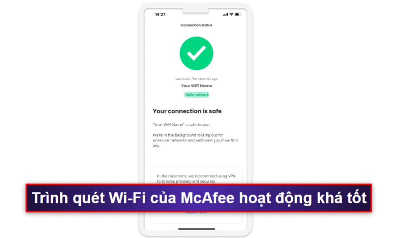 3.🥉 McAfee Mobile Security – Các tính năng bảo mật cao cấp và bảo vệ web tốt