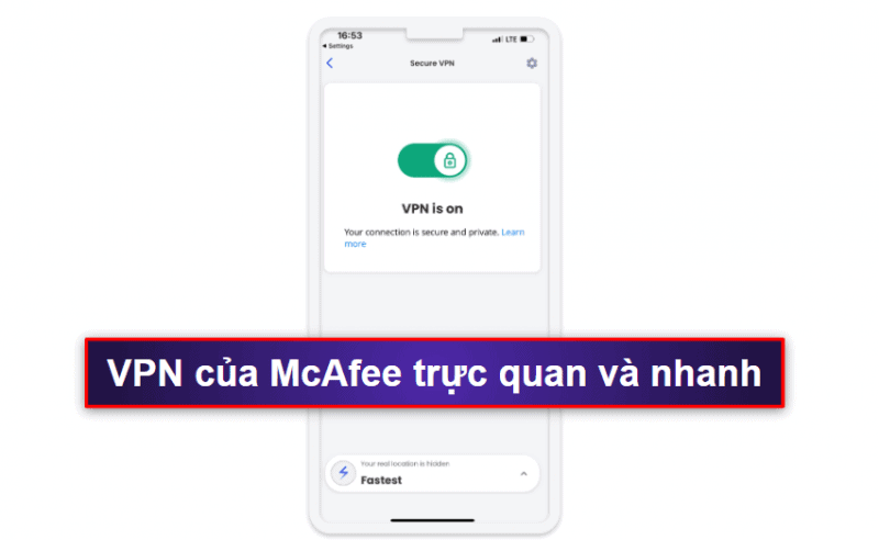 3.🥉 McAfee Mobile Security – Các tính năng bảo mật cao cấp và bảo vệ web tốt