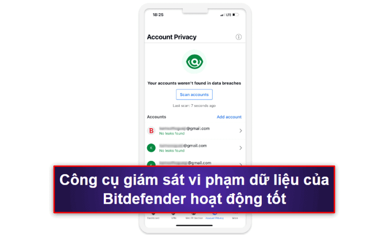 4. Bitdefender Mobile Security – Bảo vệ web tốt & VPN miễn phí khá ổn