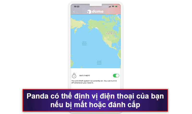 5. Panda Dome for iOS – Các công cụ theo dõi GPS chính xác & chống trộm khá tốt