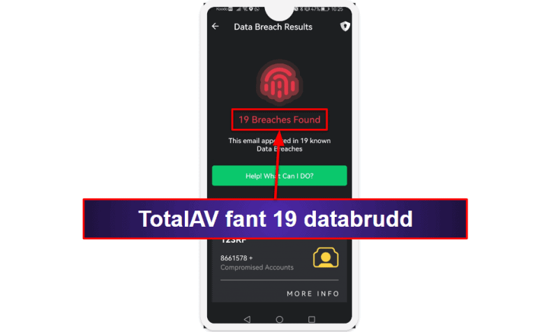 🥈 2. TotalAV – god nettbeskyttelse og databruddskanner