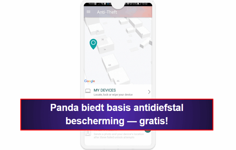 5. Panda Dome Free Antivirus voor Android — Goede antivirusscan met geweldige Smartwatch compatibiliteit