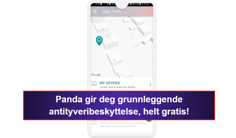 5. Panda Dome Free Antivirus for Android – bra antivirusskanner og kompatibel med smartklokke