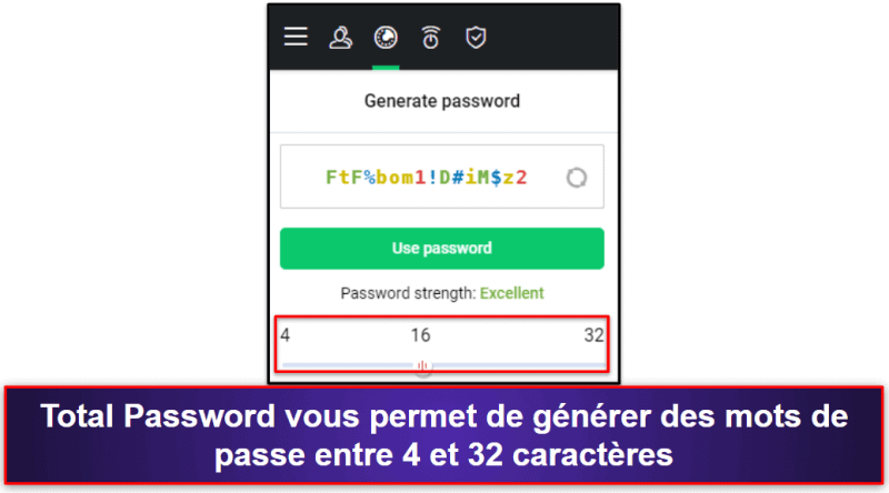 7. Total Password — Gestionnaire de mots de passe fiable avec déconnexion à distance