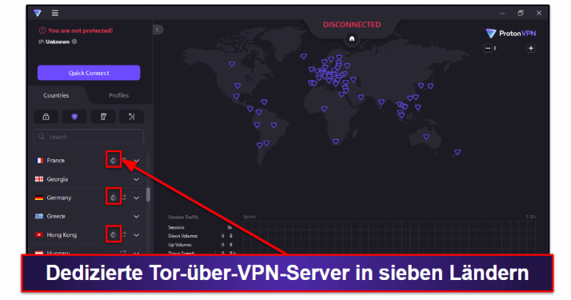 7. Proton VPN  – tolle Dtenschutzfunktionen &amp; hohe Geschwindigkeiten