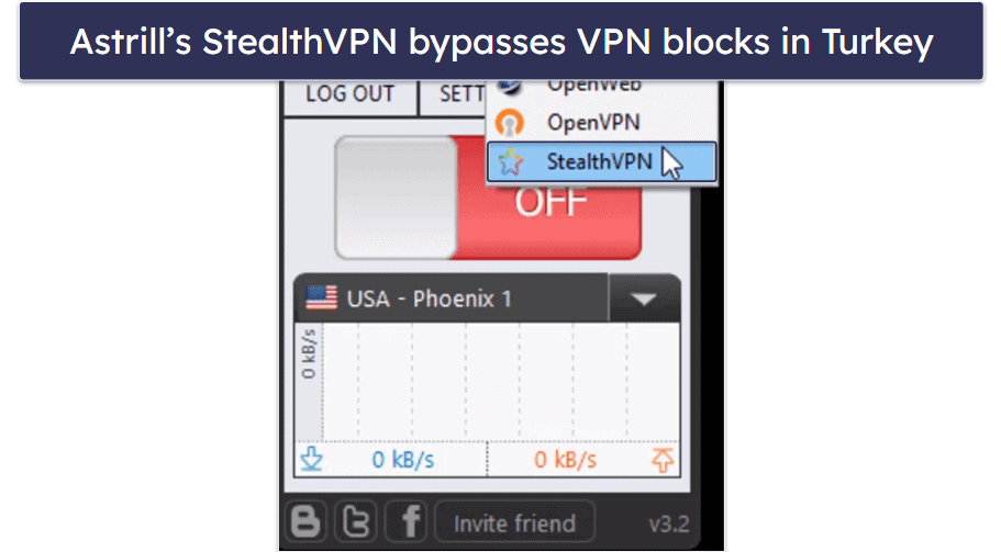 Bonus. Astrill VPN — Secure VPN for Turkey