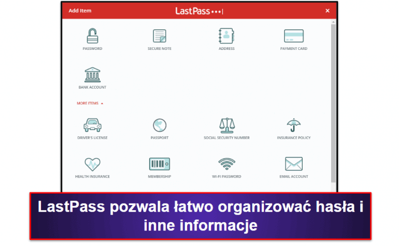 7. LastPass: Nieograniczone hasła na komputerach stacjonarnych i urządzeniach mobilnych