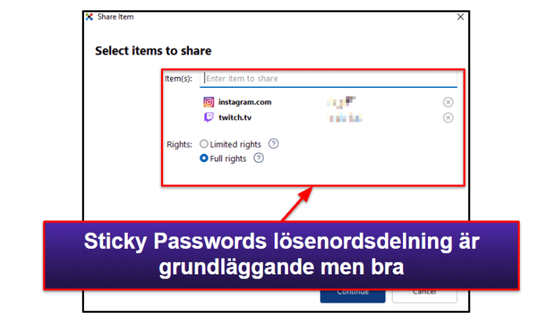 9. Sticky Password — Hög webbläsarkompatibilitet + bärbar USB-version