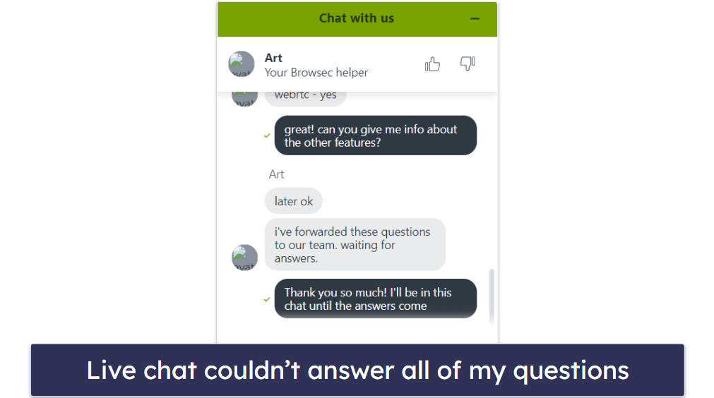 Browsec VPN Customer Support — Really Good Direct Support & Online Guides