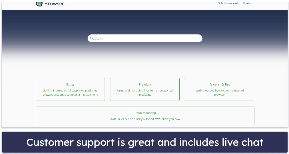 Browsec VPN Customer Support