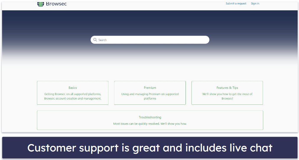 Browsec VPN Customer Support — Really Good Direct Support & Online Guides