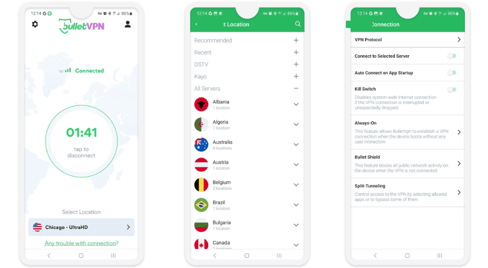 BulletVPN Ease of Use: Mobile & Desktop Apps — Simple & Intuitive