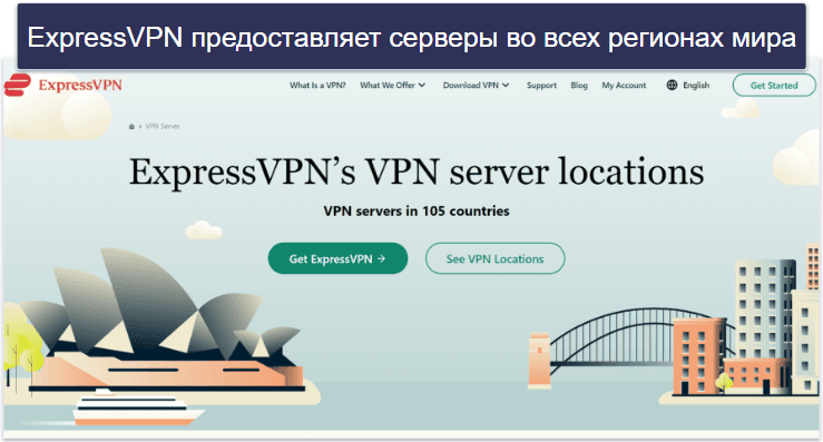 Серверы и IP-адреса ExpressVPN