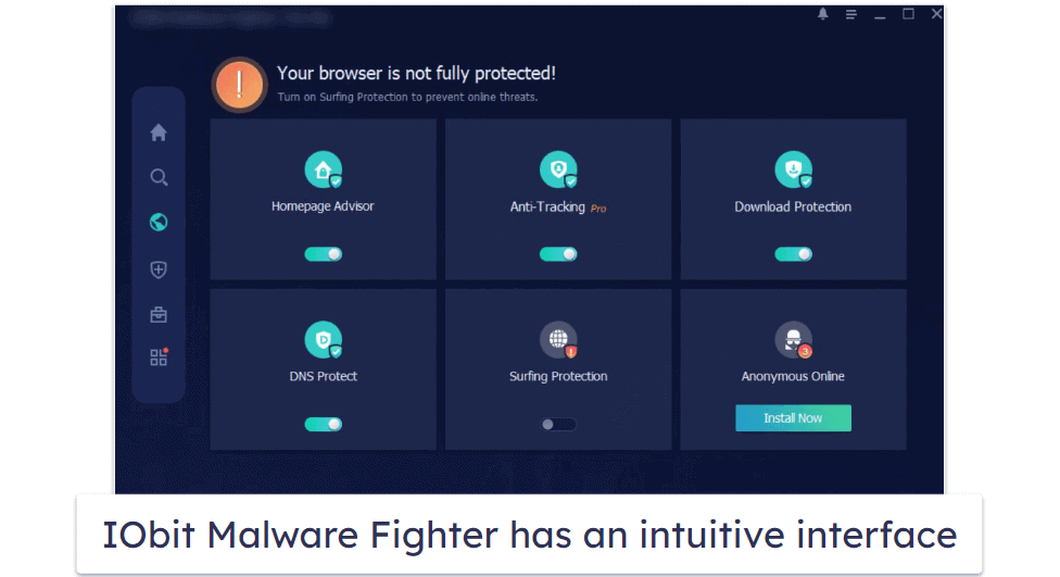 IObit Malware Fighter 10 PRO Ease of Use &amp; Setup