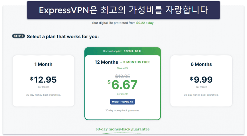 🥇1. ExpressVPN — 2024년 최고의 VPN 최고의 보안, 속도 및 성능