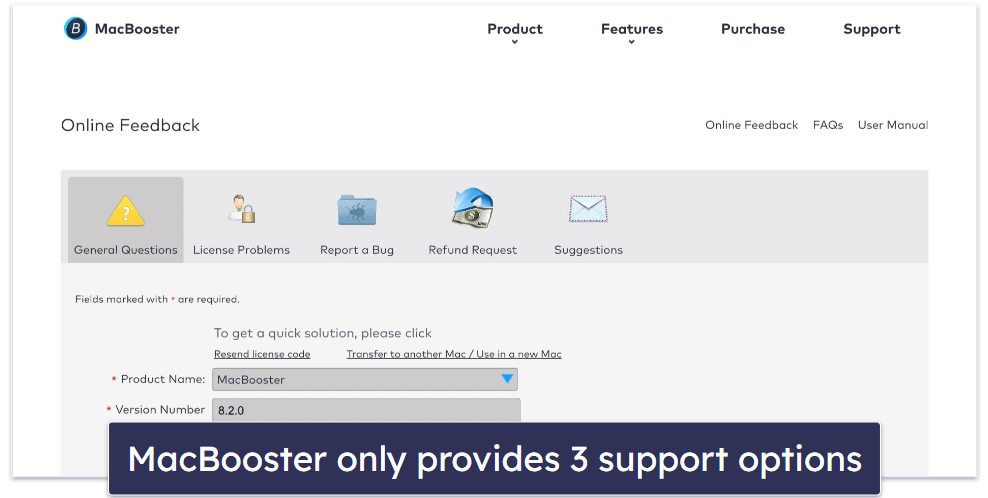 MacBooster Customer Support