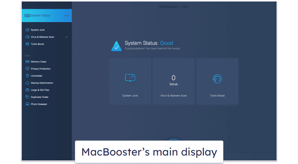 MacBooster Optimization and Security Features