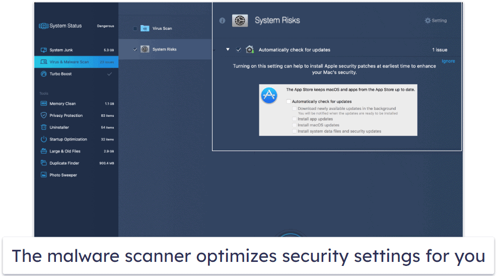 MacBooster Optimization & Security Features — Great Cleanup Tools + Helpful Malware Scanner