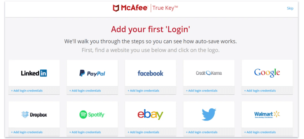 McAfee True Key Full Review