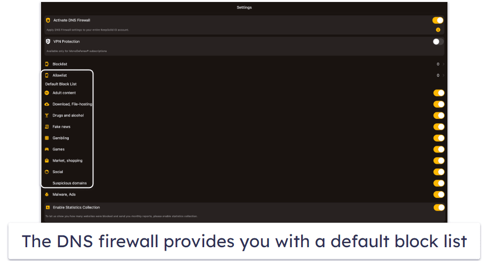 MonoDefense Security Features — Great DNS Firewall, Real-Time Protection & More (But There Isn’t a Malware Scanner)