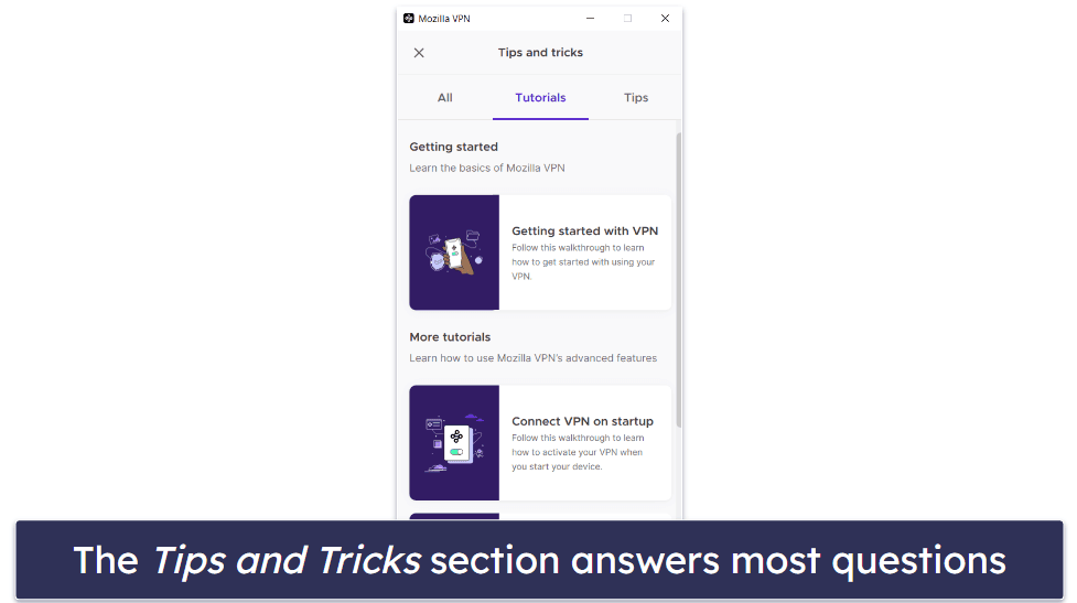 Mozilla VPN Customer Support — Good Guides &amp; Email Support (But Lacks Live Chat)