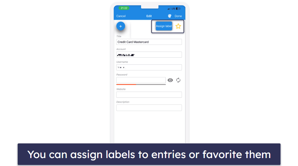 My Passwords Ease of Use &amp; Setup — Intuitive in General, but There’s No Auto-Save or Auto-Fill
