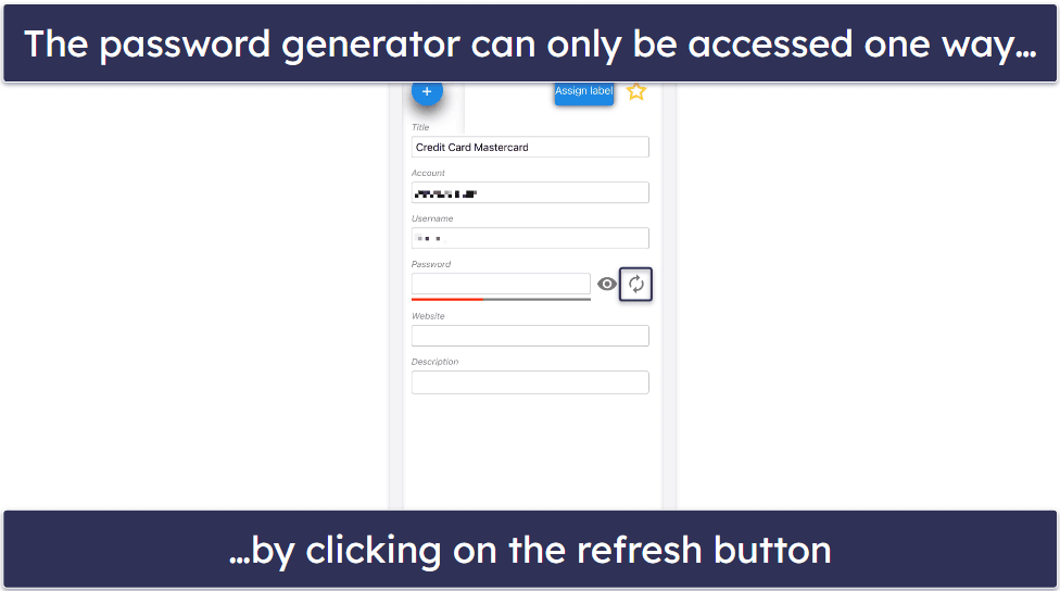 My Passwords Security Features — A Good Range of Features That Function Well