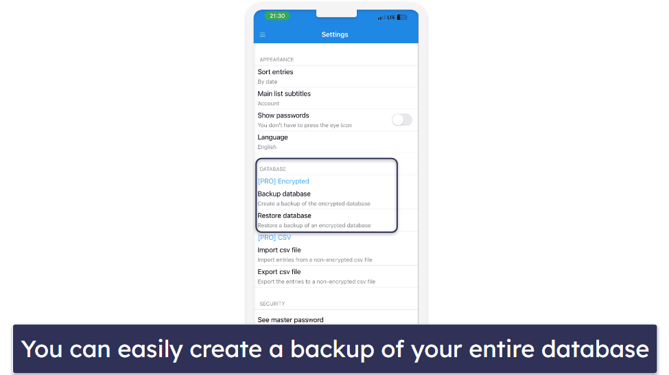 My Passwords Security Features — A Good Range of Features That Function Well