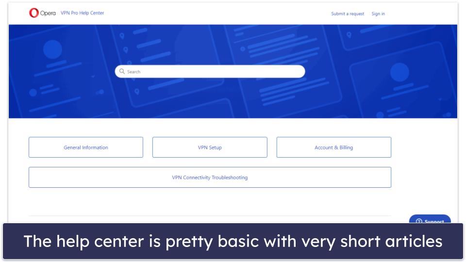 Opera VPN Pro Customer Support — Unreliable & Reps Lack Knowledge