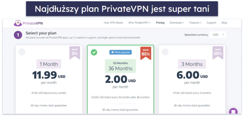 6. PrivateVPN — Dobra sieć VPN do streamingu