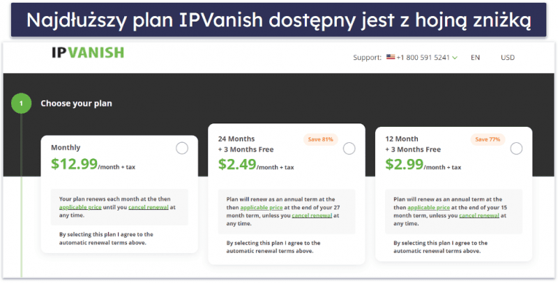 10. IPVanish — Dobry do torrentowania