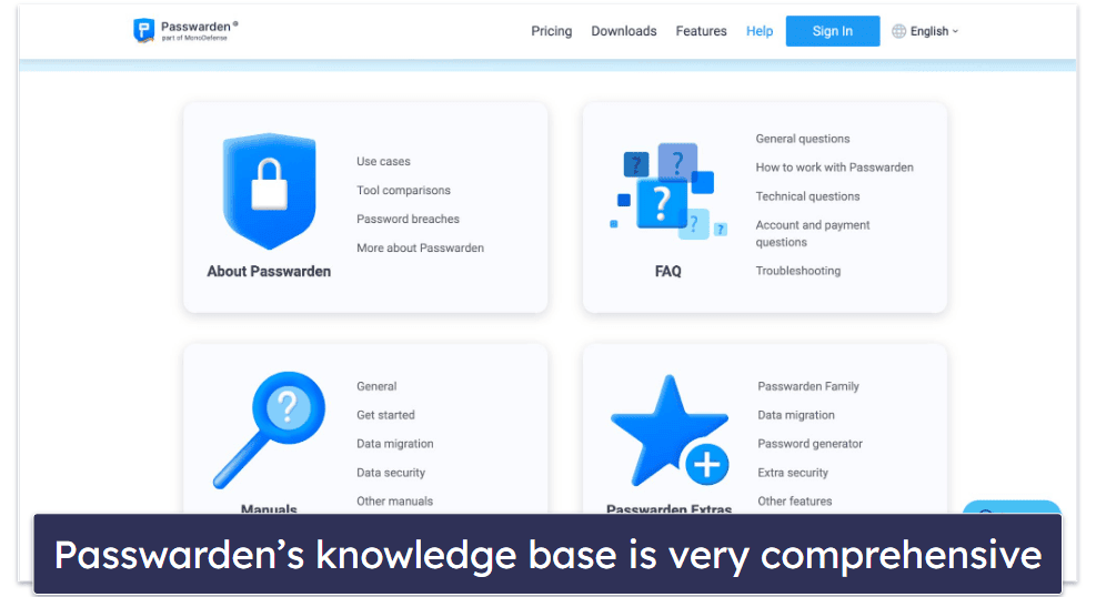 Passwarden Customer Support — Extensive Knowledge Base & Helpful Email Support