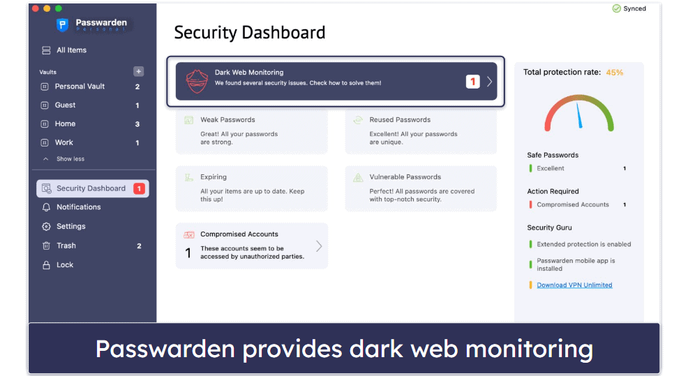Passwarden Security Features — A Comprehensive Set of Useful Tools (But No Emergency Access)