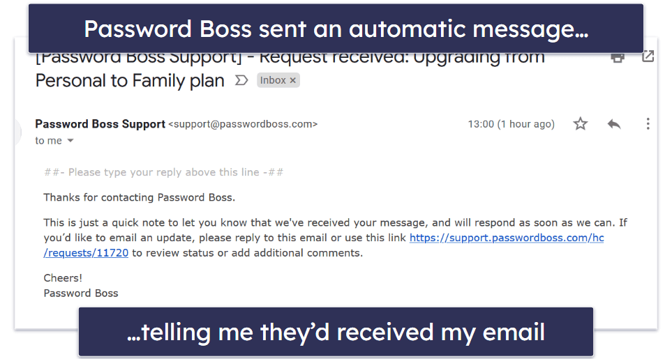 Password Boss Customer Support
