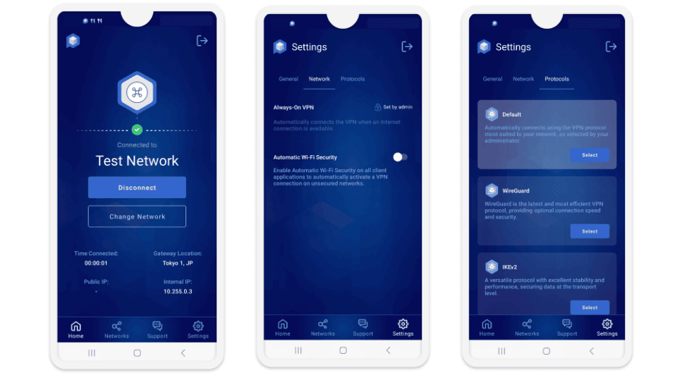 Perimeter 81 Ease of Use: Mobile & Desktop Apps — Good Apps for Popular Operating Systems