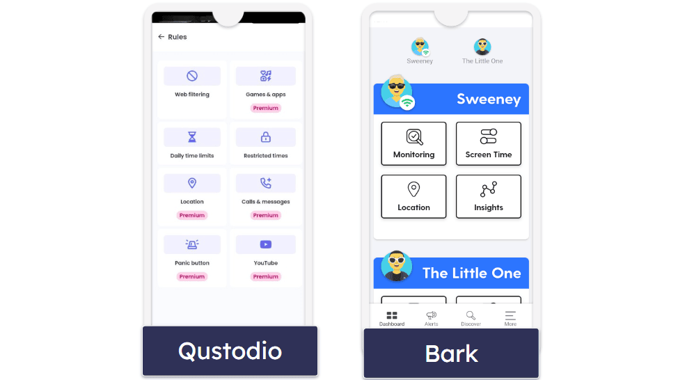 Apps &amp; Ease of Use — Qustodio’s Apps Are More Streamlined